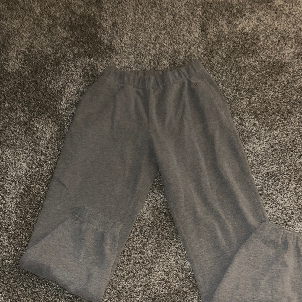 Hollister Adjustable-Rise Heather Gray Pants
